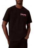 CALVIN KLEIN JEANS 20S CALVIN DISC STACK GRAPHIC T-SHIRT ΜΠΛΟΥΖΑ ΑΝΔΡΙΚΗ BLACK