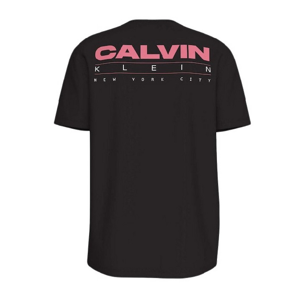 CALVIN KLEIN JEANS 20S CALVIN DISC STACK GRAPHIC T-SHIRT ΜΠΛΟΥΖΑ ΑΝΔΡΙΚΗ BLACK