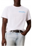 CALVIN KLEIN JEANS 20S CALVIN DISC STACK GRAPHIC T-SHIRT ΜΠΛΟΥΖΑ ΑΝΔΡΙΚΗ BRIGHT WHITE