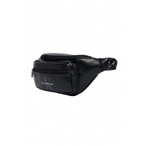 CALVIN KLEIN BOLD LOGO WEBBING WAISTBAG ΤΣΑΝΤΑ ΑΝΔΡΙΚΗ BLACK