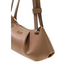 GUESS AMORETTE SHOULDER SATCHEL ΤΣΑΝΤΑ ΓΥΝΑΙΚΕΙΑ BEIGE