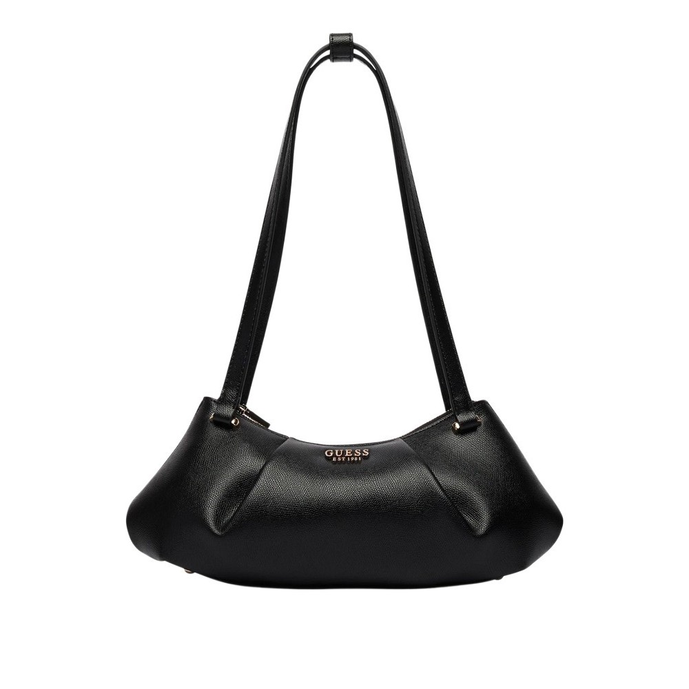 GUESS AMORETTE SHOULDER SATCHEL ΤΣΑΝΤΑ ΓΥΝΑΙΚΕΙΑ BLACK
