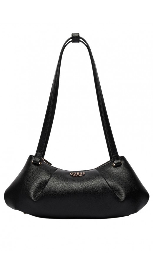 GUESS AMORETTE SHOULDER SATCHEL ΤΣΑΝΤΑ ΓΥΝΑΙΚΕΙΑ BLACK