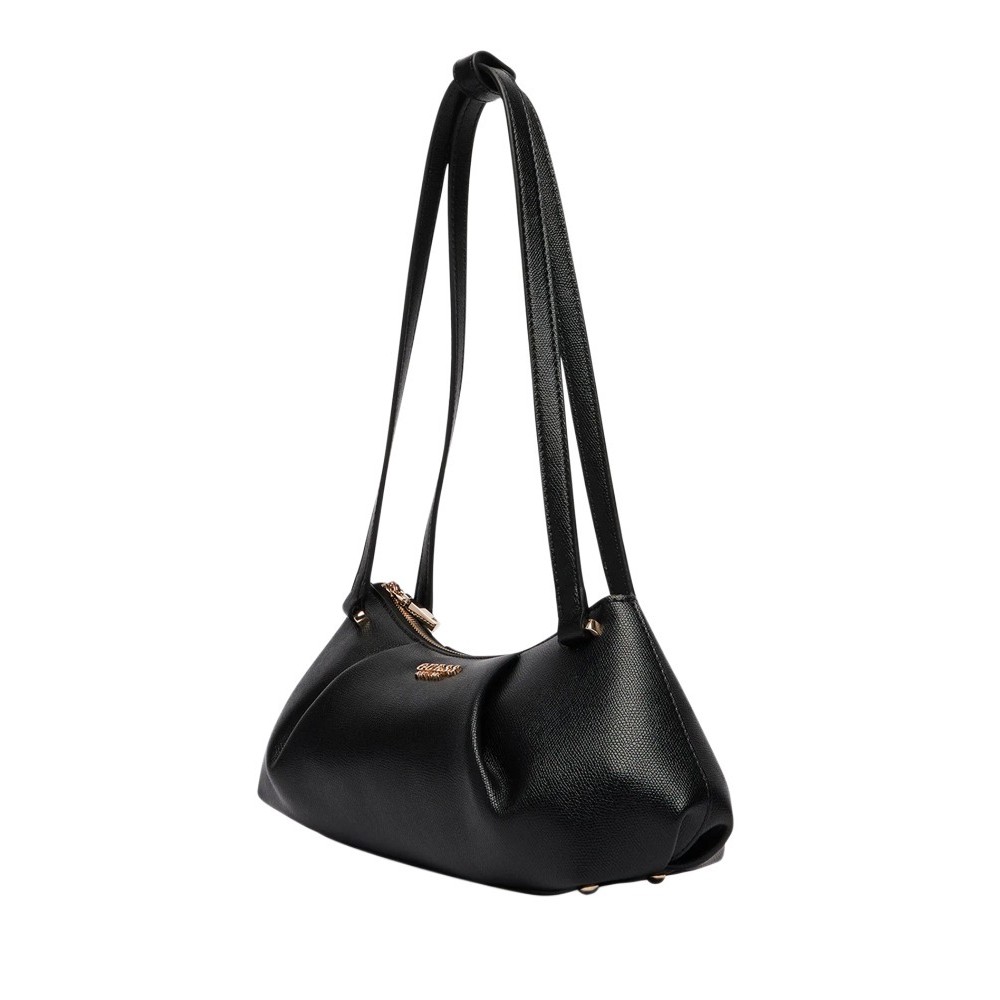 GUESS AMORETTE SHOULDER SATCHEL ΤΣΑΝΤΑ ΓΥΝΑΙΚΕΙΑ BLACK