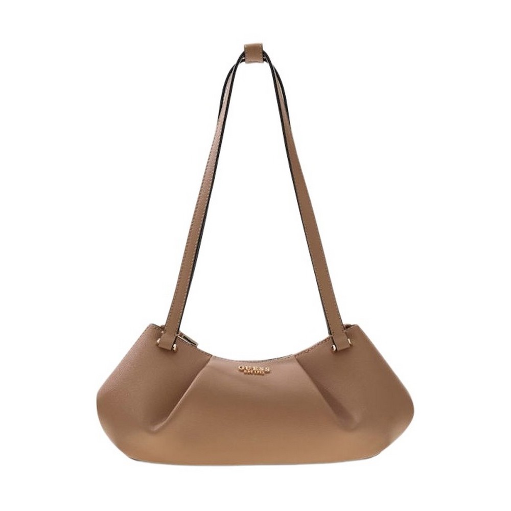 GUESS AMORETTE SHOULDER SATCHEL ΤΣΑΝΤΑ ΓΥΝΑΙΚΕΙΑ BEIGE