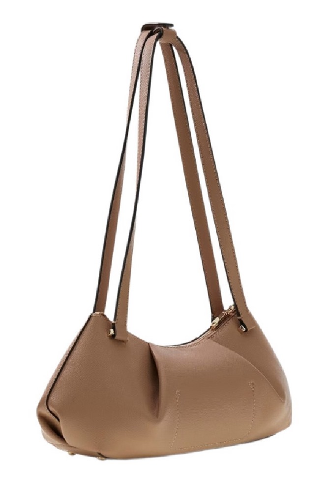 GUESS AMORETTE SHOULDER SATCHEL ΤΣΑΝΤΑ ΓΥΝΑΙΚΕΙΑ BEIGE