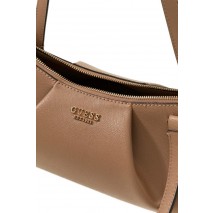GUESS AMORETTE SHOULDER SATCHEL ΤΣΑΝΤΑ ΓΥΝΑΙΚΕΙΑ BEIGE