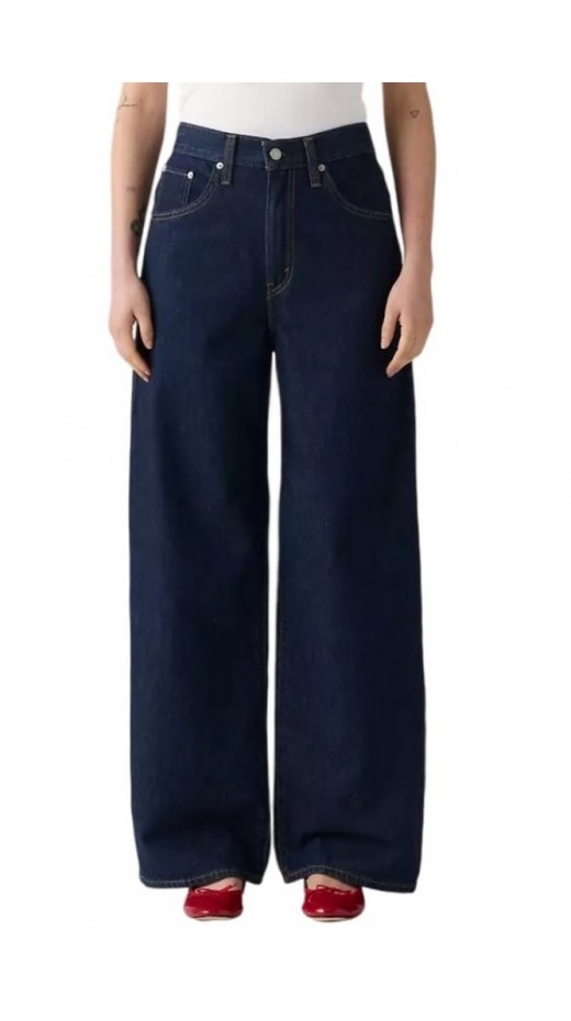 LEVIS CINCH BAGGY JEANS FLAT FINISH ΠΑΝΤΕΛΟΝΙ ΤΖΙΝ ΓΥΝΑΙΚΕΙΟ DARK INDIGO