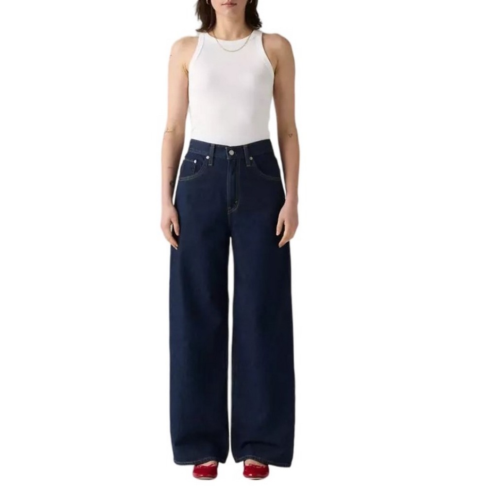 LEVIS CINCH BAGGY JEANS FLAT FINISH ΠΑΝΤΕΛΟΝΙ ΤΖΙΝ ΓΥΝΑΙΚΕΙΟ DARK INDIGO