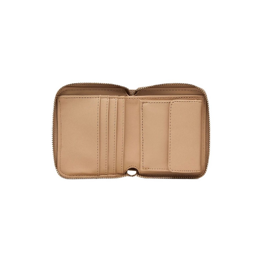 GUESS CARRIE LOGO SLG SML ZIP AROUND ΠΟΡΤΟΦΟΛΙ ΓΥΝΑΙΚΕΙΟ BEIGE