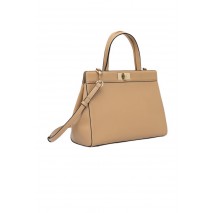 TOMMY HILFIGER MODERN SATCHEL ΤΣΑΝΤΑ ΓΥΝΑΙΚΕΙΑ BEIGE