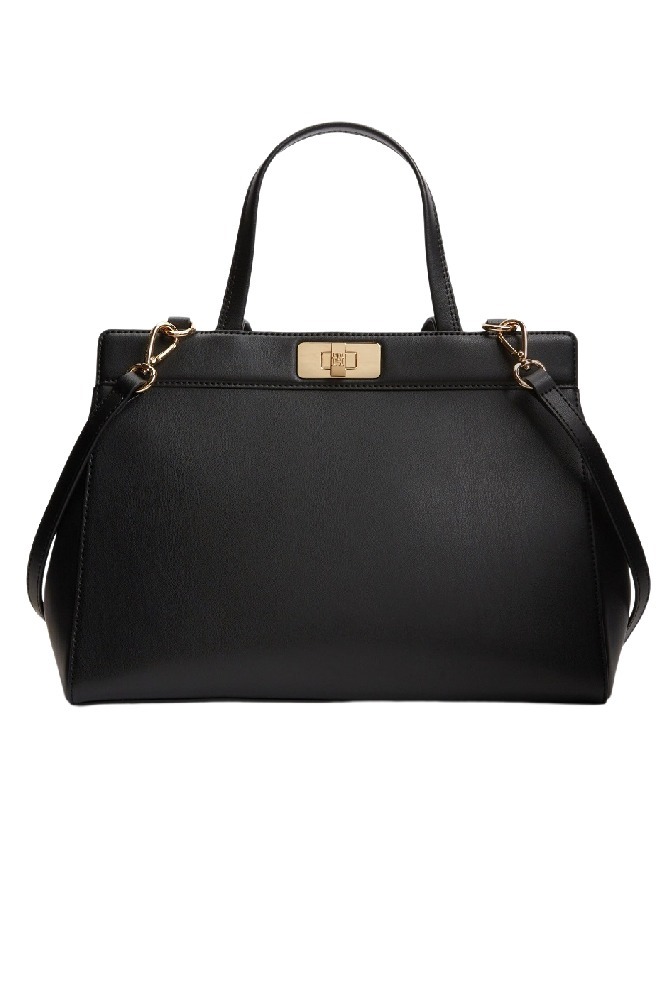 TOMMY HILFIGER MODERN SATCHEL ΤΣΑΝΤΑ ΓΥΝΑΙΚΕΙΑ BLACK