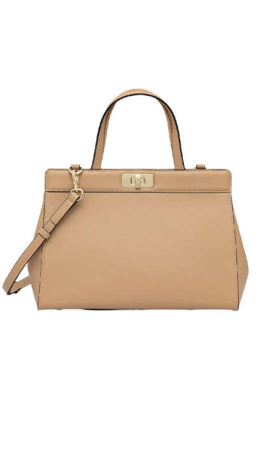 TOMMY HILFIGER MODERN SATCHEL ΤΣΑΝΤΑ ΓΥΝΑΙΚΕΙΑ BEIGE