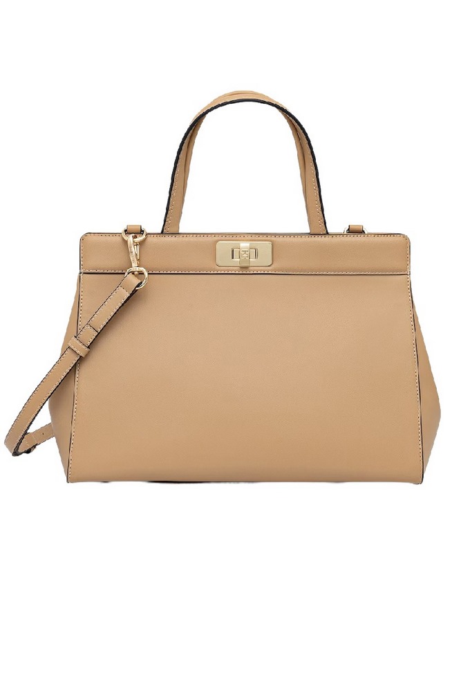 TOMMY HILFIGER MODERN SATCHEL ΤΣΑΝΤΑ ΓΥΝΑΙΚΕΙΑ BEIGE