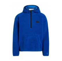 CALVIN KLEIN JEANS SHERPA HALF ZIP HOODIE ΜΠΛΟΥΖΑ ΑΝΔΡΙΚΗ BLUE