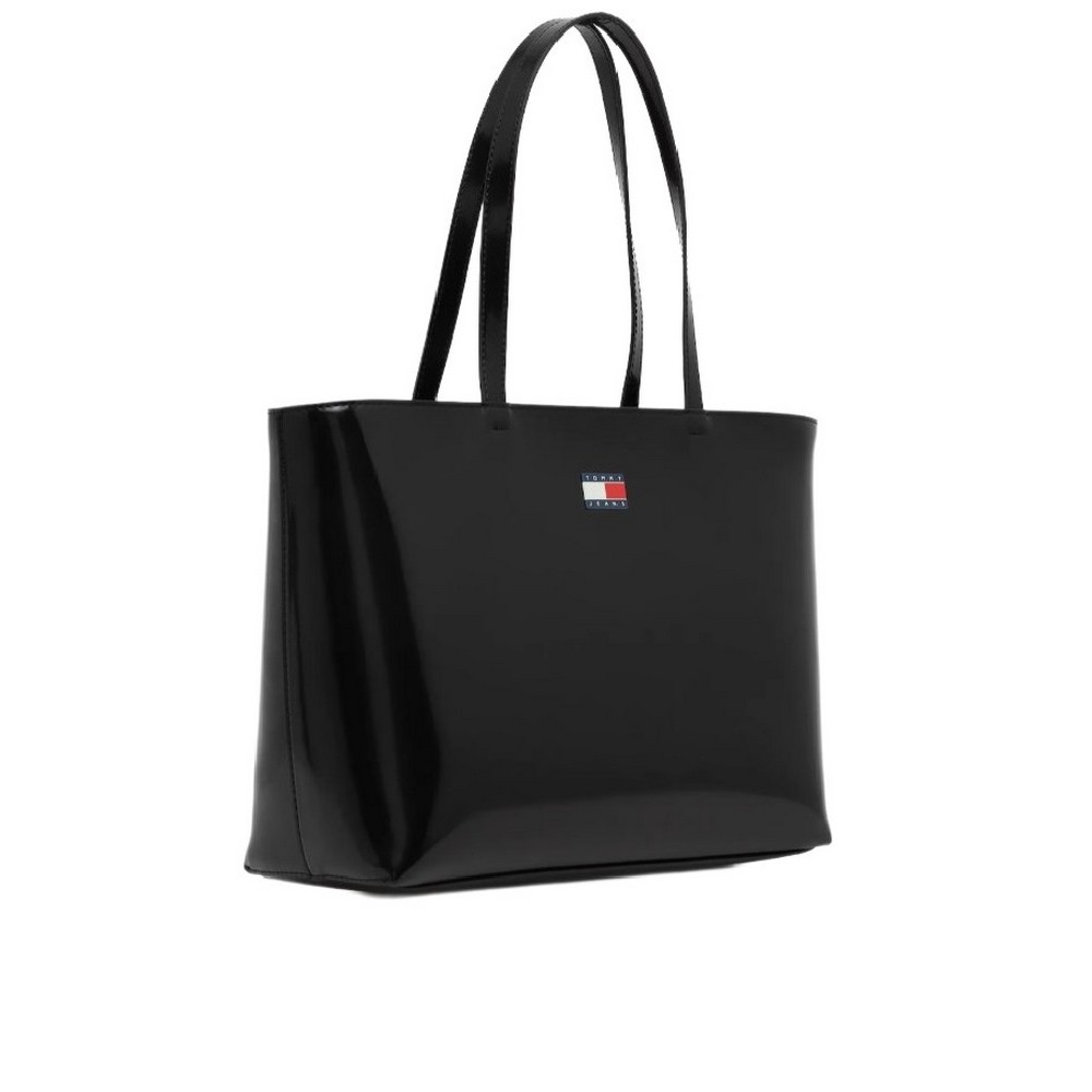 TOMMY JEANS MUST TOTE ΤΣΑΝΤΑ ΓΥΝΑΙΚΕΙΑ BLACK