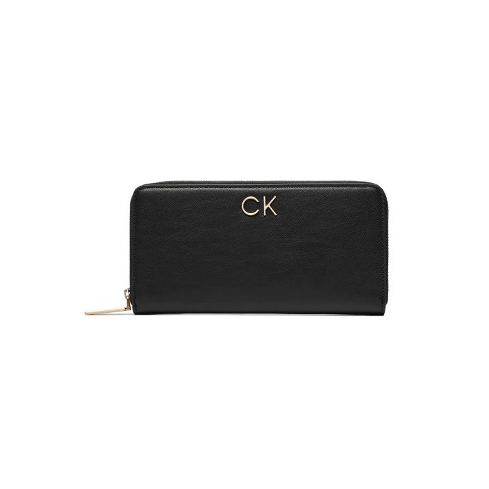 CALVIN KLEIN JEANS RE-LOCK Z/A WALLET LG ΠΟΡΤΟΦΟΛΙ ΓΥΝΑΙΚΕΙΟ BLACK