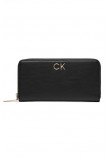 CALVIN KLEIN JEANS RE-LOCK WALLET ΠΟΡΤΟΦΟΛΙ ΓΥΝΑΙΚΕΙΟ BLACK