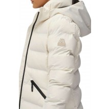 SUPERDRY D2 STUD CITY MID PADDED JACKET ΜΠΟΥΦΑΝ ΓΥΝΑΙΚΕΙΟ OFF WHITE