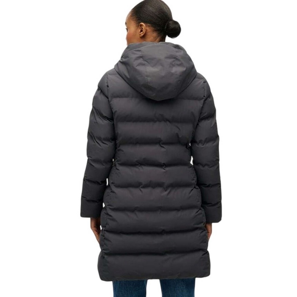 SUPERDRY D2 STUD CITY MID PADDED JACKET ΜΠΟΥΦΑΝ ΓΥΝΑΙΚΕΙΟ EBONY