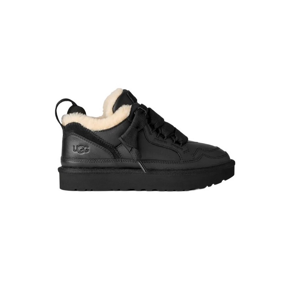 UGG LOWMEL LTHR SNEAKER ΠΑΠΟΥΤΣΙ ΓΥΝΑΙΚΕΙΟ BLACK