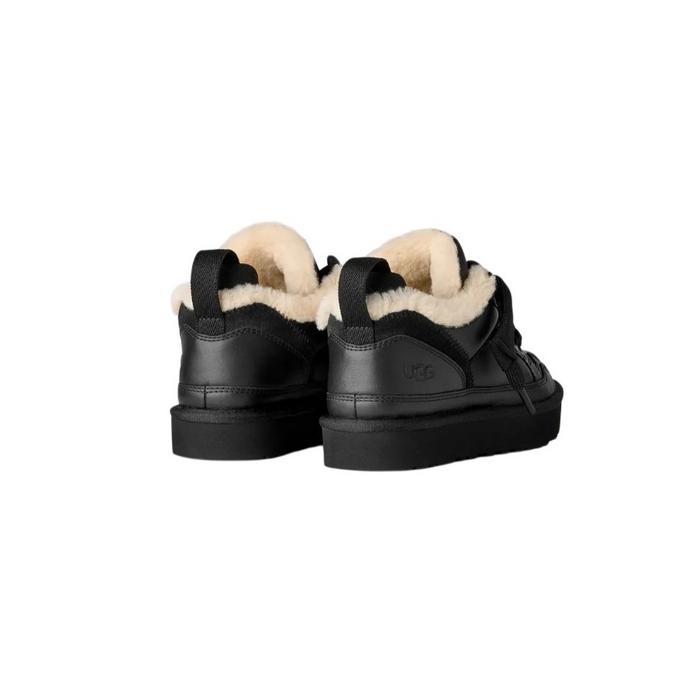 UGG LOWMEL LTHR SNEAKER ΠΑΠΟΥΤΣΙ ΓΥΝΑΙΚΕΙΟ BLACK