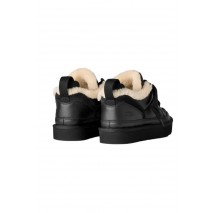 UGG LOWMEL LTHR SNEAKER ΠΑΠΟΥΤΣΙ ΓΥΝΑΙΚΕΙΟ BLACK