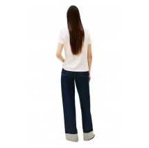 TOMMY JEANS REG PARTY FLAG TEE EXT T-SHIRT ΜΠΛΟΥΖΑ ΓΥΝΑΙΚΕΙΑ OFF WHITE