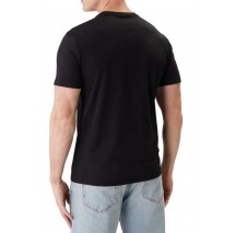 CALVIN KLEIN 30S DISTRESS MONOGRAM GRAPHIC T-SHIRT ΜΠΛΟΥΖΑ ΑΝΔΡΙΚΗ BLACK