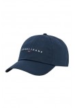 TOMMY JEANS LINEAR LOGO 6 PANEL CAP ΚΑΠΕΛΟ ΓΥΝΑΙΚΕΙΟ NAVY