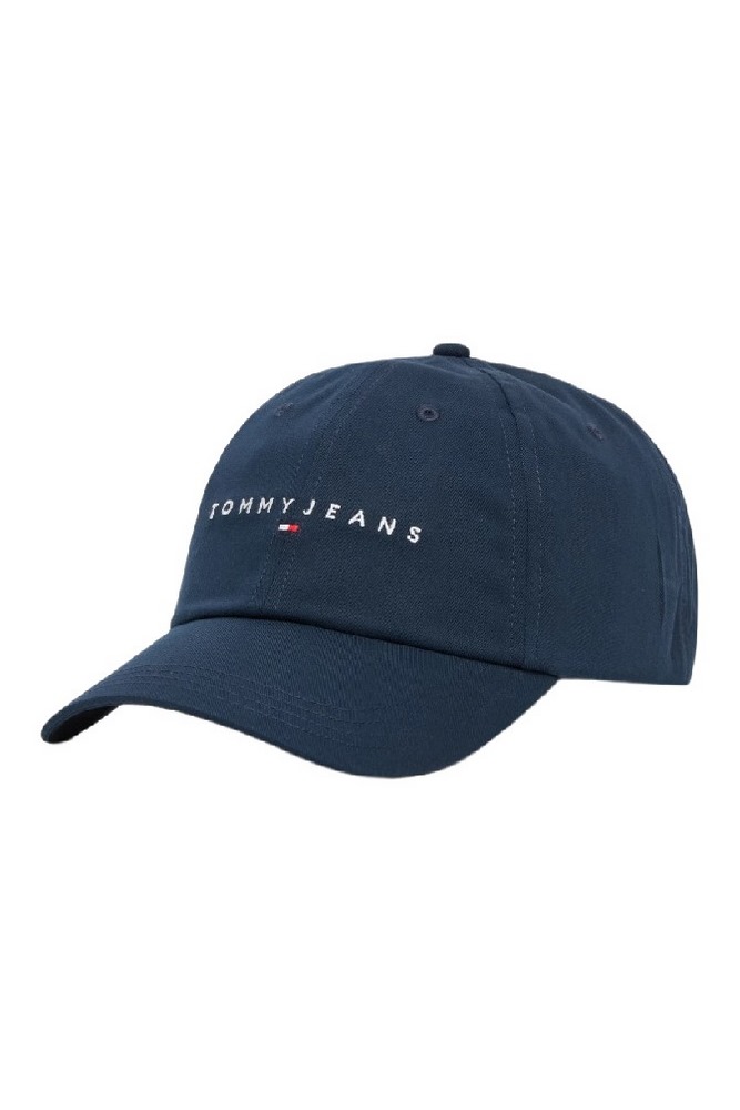 TOMMY JEANS LINEAR LOGO 6 PANEL CAP ΚΑΠΕΛΟ ΓΥΝΑΙΚΕΙΟ NAVY