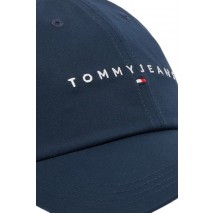 TOMMY JEANS LINEAR LOGO 6 PANEL CAP ΚΑΠΕΛΟ ΓΥΝΑΙΚΕΙΟ NAVY