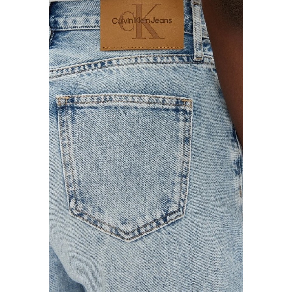 CALVIN KLEIN JEANS BERMUDA SHORT ΒΕΡΜΟΥΔΑ ΓΥΝΑΙΚΕΙΑ LIGHT DENIM