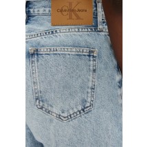 CALVIN KLEIN JEANS BERMUDA SHORT ΒΕΡΜΟΥΔΑ ΓΥΝΑΙΚΕΙΑ LIGHT DENIM