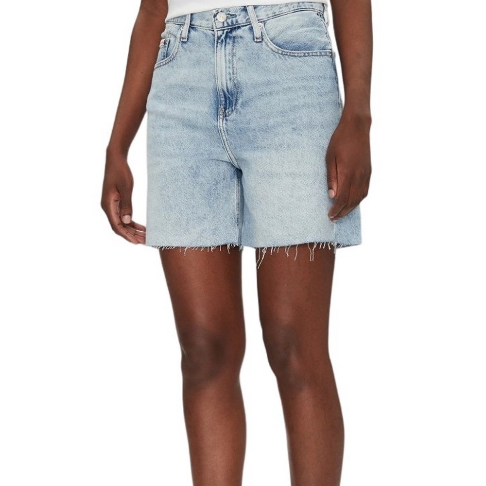 CALVIN KLEIN JEANS BERMUDA SHORT ΒΕΡΜΟΥΔΑ ΓΥΝΑΙΚΕΙΑ LIGHT DENIM