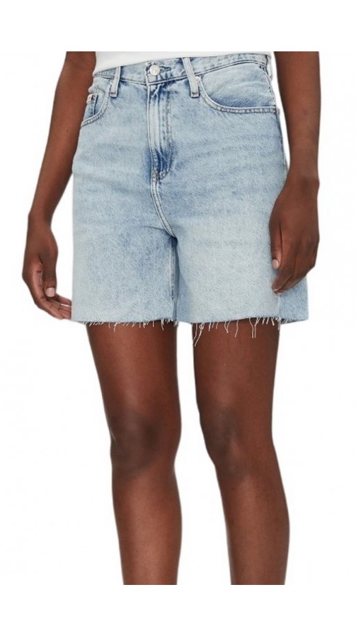 CALVIN KLEIN JEANS BERMUDA SHORT ΒΕΡΜΟΥΔΑ ΓΥΝΑΙΚΕΙΑ LIGHT DENIM