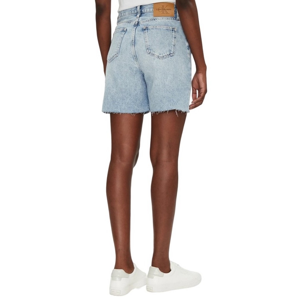 CALVIN KLEIN JEANS BERMUDA SHORT ΒΕΡΜΟΥΔΑ ΓΥΝΑΙΚΕΙΑ LIGHT DENIM