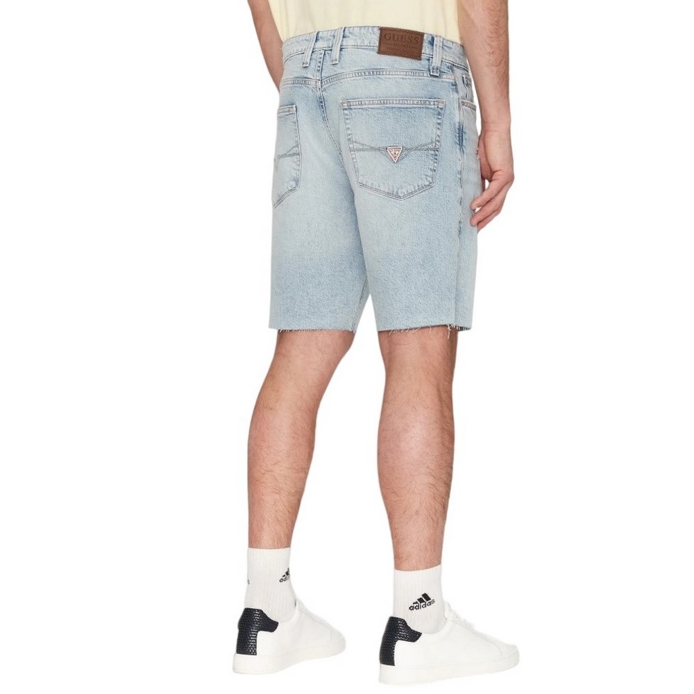 GUESS WYATT SHORT ΒΕΡΜΟΥΔΑ ΑΝΔΡΙΚΗ LIGHT DENIM