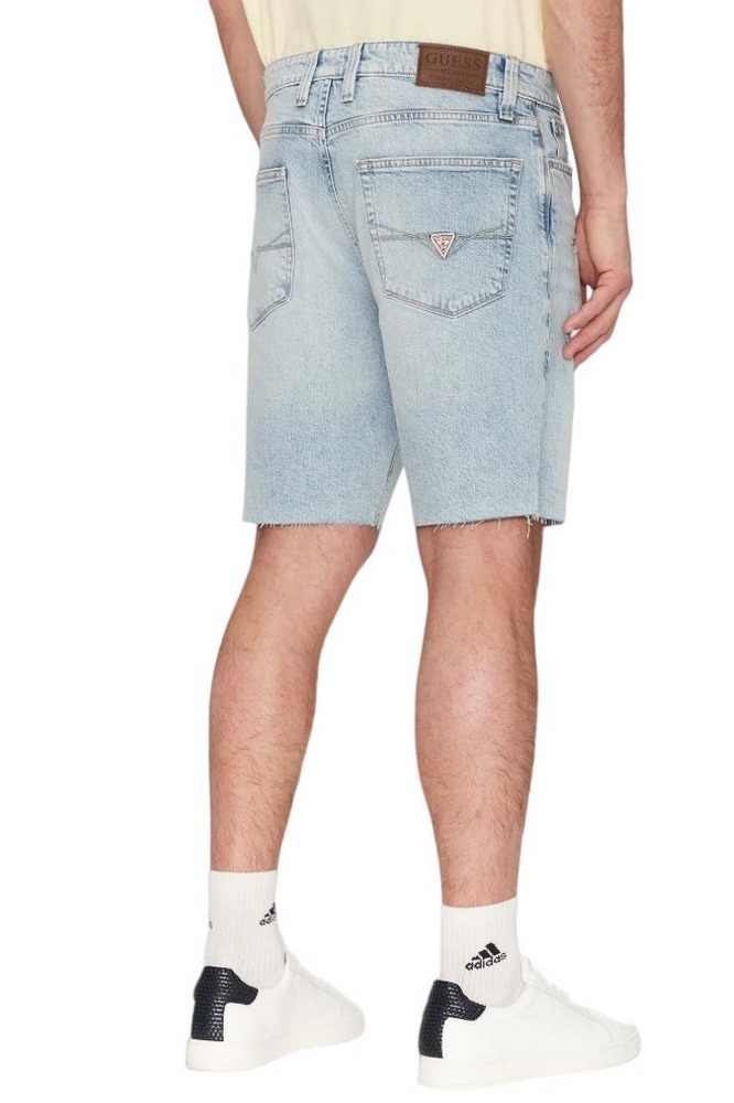 GUESS WYATT SHORT ΒΕΡΜΟΥΔΑ ΑΝΔΡΙΚΗ LIGHT DENIM