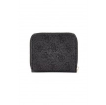 GUESS LAUREL SLG SMALL ZIP AROUND ΠΟΡΤΟΦΟΛΙ ΓΥΝΑΙΚΕΙΟ GREY
