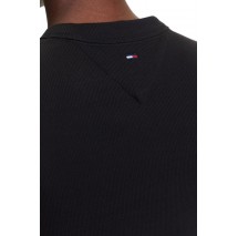 TOMMY JEANS SLIM SCRIPT LABEL SS TEE T-SHIRT ΜΠΛΟΥΖΑ ΓΥΝΑΙΚΕΙΑ BLACK