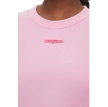 TOMMY JEANS SLIM SCRIPT LABEL SS TEE T-SHIRT ΜΠΛΟΥΖΑ ΓΥΝΑΙΚΕΙΑ PINK