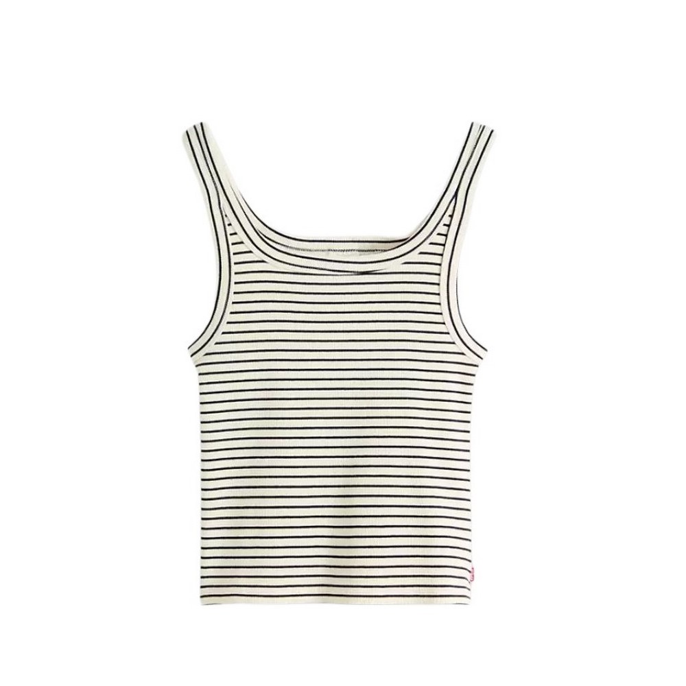 LEVIS ESSENTIAL RIBBED TANK  ΤΟΠ ΓΥΝΑΙΚΕΙΟ ECRU