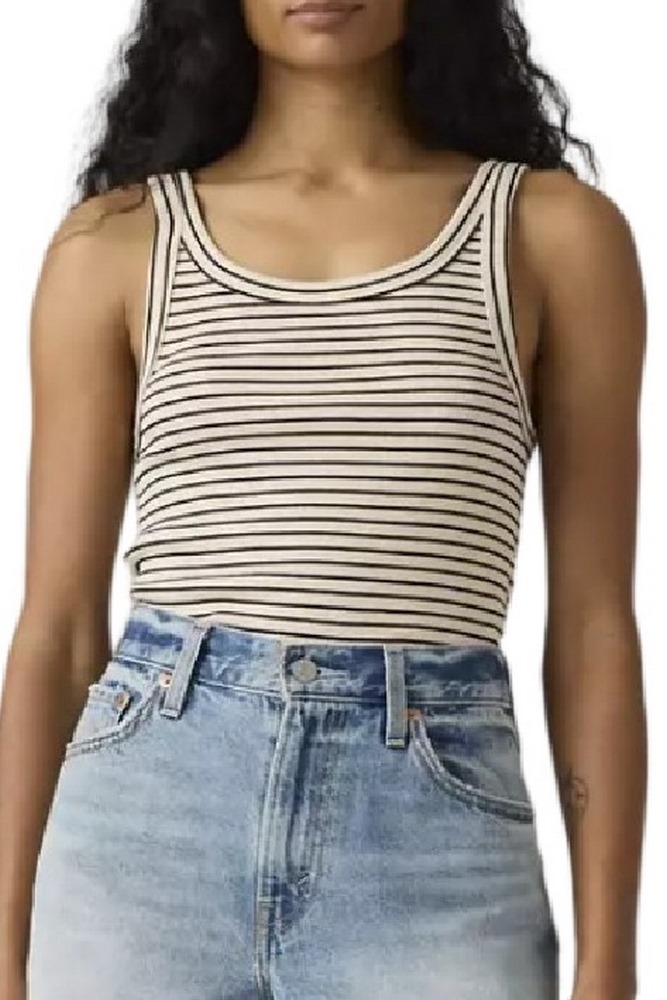 LEVIS ESSENTIAL RIBBED TANK  ΤΟΠ ΓΥΝΑΙΚΕΙΟ ECRU
