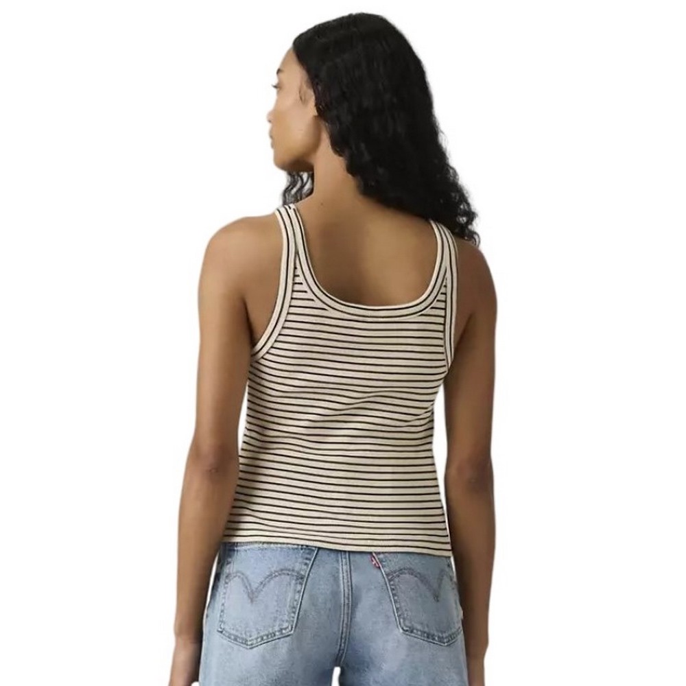 LEVIS ESSENTIAL RIBBED TANK  ΤΟΠ ΓΥΝΑΙΚΕΙΟ ECRU