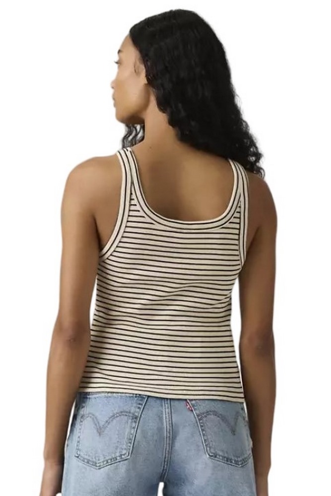 LEVIS ESSENTIAL RIBBED TANK  ΤΟΠ ΓΥΝΑΙΚΕΙΟ ECRU
