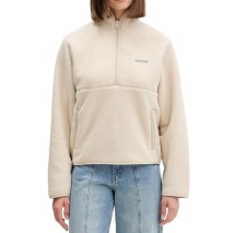 GUESS JEANS MOCK NECK SHERPA JACKET ΦΟΥΤΕΡ ΜΠΛΟΥΖΑ ΓΥΝΑΙΚΕΙΑ ECRU