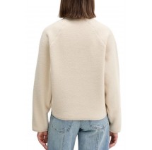 GUESS JEANS MOCK NECK SHERPA JACKET ΦΟΥΤΕΡ ΜΠΛΟΥΖΑ ΓΥΝΑΙΚΕΙΑ ECRU