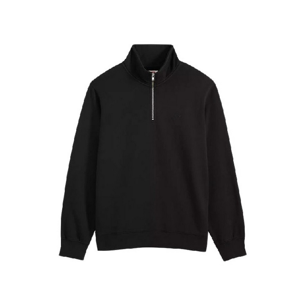 LEVIS ORIGINAL HM 1/4 ZIP ΜΠΛΟΥΖΑ ΦΟΥΤΕΡ ΑΝΔΡΙΚΗ BLACK