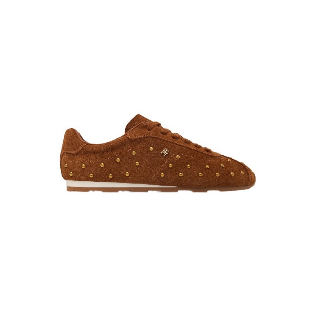 TOMMY HILFIGER BELLA LOW PROFILE STUDS ΠΑΠΟΥΤΣΙ ΓΥΝΑΙΚΕΙΟ CAMEL